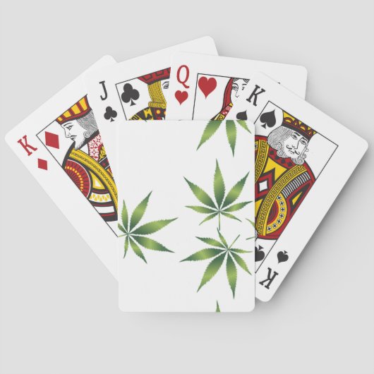 Cannabis-| Zazzle_Growshop. Spielkarten (Rückseite)