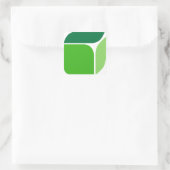 Cannabox Swag Quadratischer Aufkleber (Tasche)