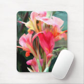 Cannas hübsch im Rosa Mousepad (Mit Mouse)