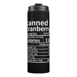 Canned Cranberry Nutrition Erntedank Food Fakten Thermosbecher
