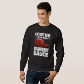 Canned Cranberry Sauce Jellied Happy Thanksgiving Sweatshirt (Vorne ganz)