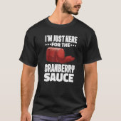 Canned Cranberry Sauce Jellied Happy Thanksgiving T-Shirt (Vorderseite)