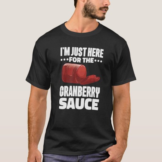 Canned Cranberry Sauce Jellied Happy Thanksgiving T-Shirt (Vorderseite)