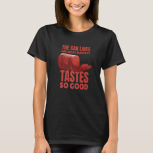 Canned Cranberry Sauce Jellied Happy Thanksgiving T-Shirt