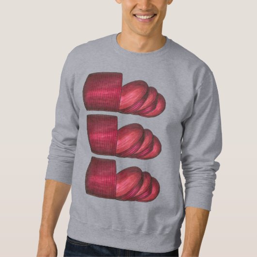 Canned Cranberry Sauce Ugly Weihnachtssüßer Sweatshirt (Vorderseite)