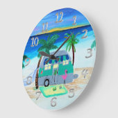 canned ham camper wall clock große wanduhr (Winkel)