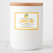 Canned Lemon Food Label Lebensmitteletikett (Vorderseite)