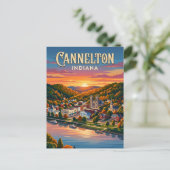 Cannelton USA Postkarte (Stehend Vorderseite)
