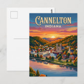 Cannelton USA Postkarte (Vorne/Hinten)