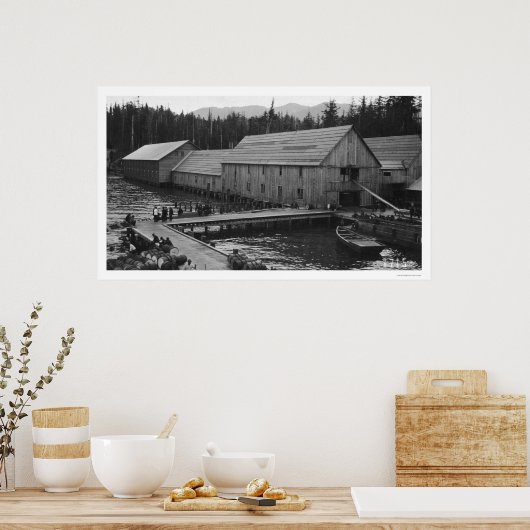 Cannery Ketchikan, Alaska 1918 Poster (Küche)