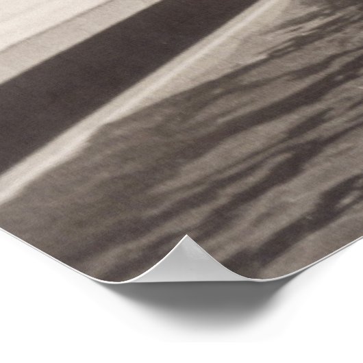 Cannes, 1935 am Strand Poster (Ecke)