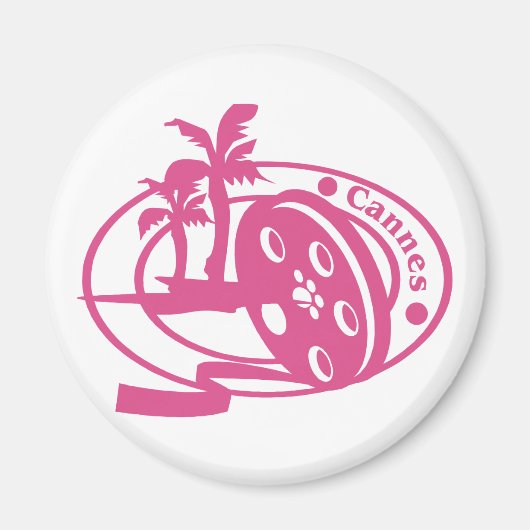 Cannes Briefmarke Magnet (Vorne)