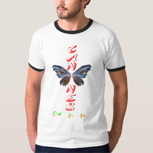 Cannes C'est La Vie T-Shirt (Vorderseite)