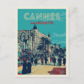 Cannes Cote d'Azur Frankreich, Ansicht Retro der C Postkarte (Vorderseite)