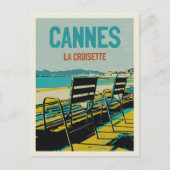 Cannes Cote d'Azur Frankreich, Aussicht auf Croise Postkarte (Vorderseite)