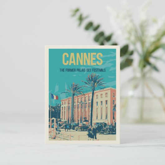 Cannes Cote d'Azur Frankreich, Palais des Festival Postkarte (Stehend Vorderseite)