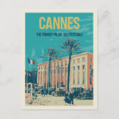 Cannes Cote d'Azur Frankreich, Palais des Festival Postkarte (Vorderseite)