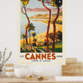 Cannes - Côte d'Azur Frankreich Vintage Poster 193 (Küche)