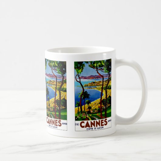 Cannes ~ Cote d'Azur Kaffeetasse (Rechts)