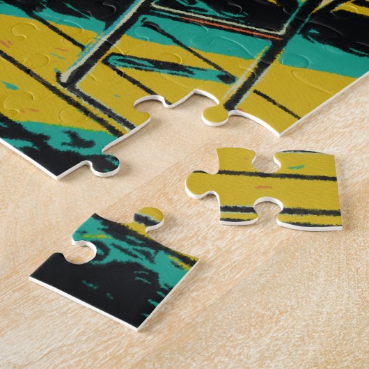 Cannes Côte d'Azur La Croisette Illust Frankreich Puzzle (Seite)