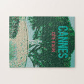Cannes Côte d'Azur Le Suquet Illustration Frankrei Puzzle (Horizontal)