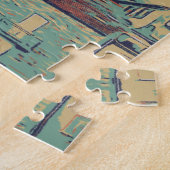 Cannes Côte d'Azur Le Suquet Illustration Frankrei Puzzle (Seite)