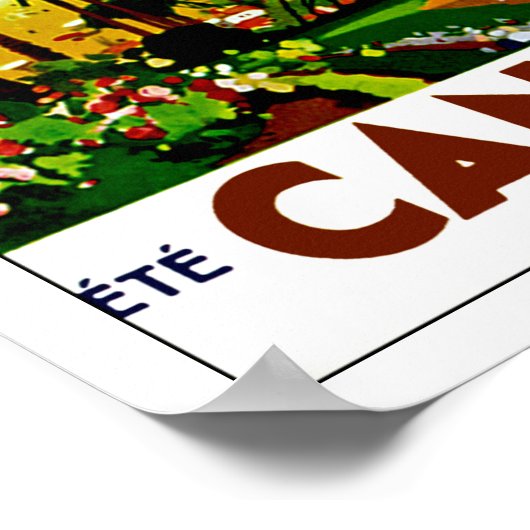 Cannes ~ Cote d'Azur Poster (Ecke)