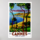 Cannes ~ Cote d'Azur Poster (Vorne)