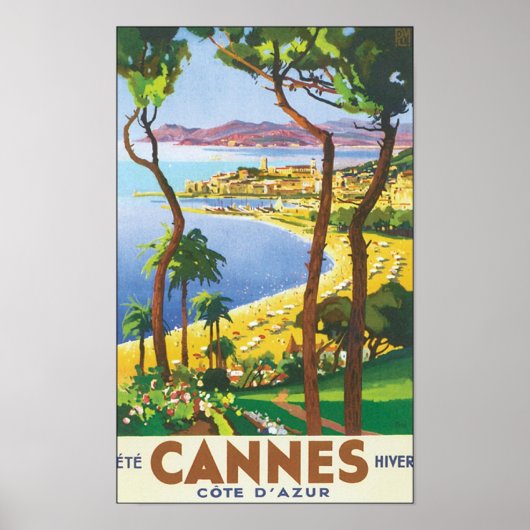 Cannes Cote D'Azur Poster (Vorne)