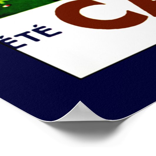 Cannes ~ Cote d'Azur Poster (Ecke)