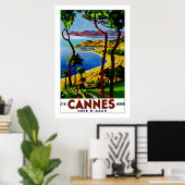 Cannes - Côte d'Azur Poster (Heimbüro)