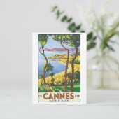 Cannes Cote D'Azur Postkarte (Stehend Vorderseite)
