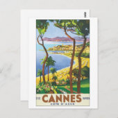 Cannes Cote D'Azur Postkarte (Vorne/Hinten)