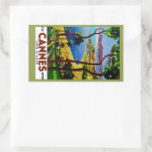 Cannes - Cote d'Azure Rechteckiger Aufkleber (Tasche)