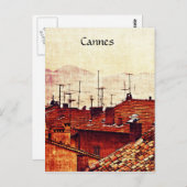 Cannes, Dächer der Provence Postkarte (Vorne/Hinten)
