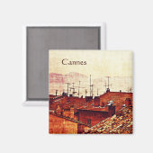 Cannes-Dächermagnet Magnet (Vorderseite/Rückseite)