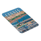 CANNES Foto Vintage Magnet (Rechte Seite)
