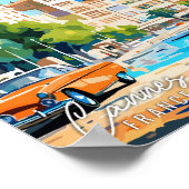 Cannes France Art Vintage Poster (Ecke)