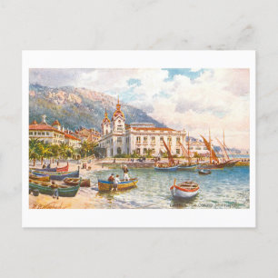 Cannes France Casino Vintag Postcard Postkarte