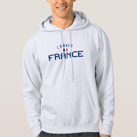 Cannes France Hoodie (Vorderseite)