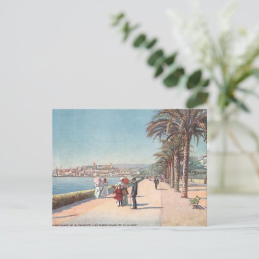 Cannes France Postkarte (Stehend Vorderseite)