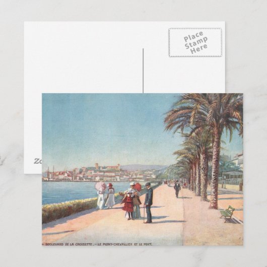 Cannes France Postkarte (Vorne/Hinten)