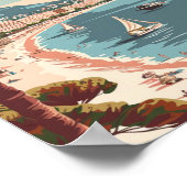 Cannes France Vintag Poster (Ecke)
