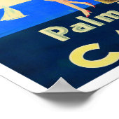 Cannes France Vintage Poster (Ecke)