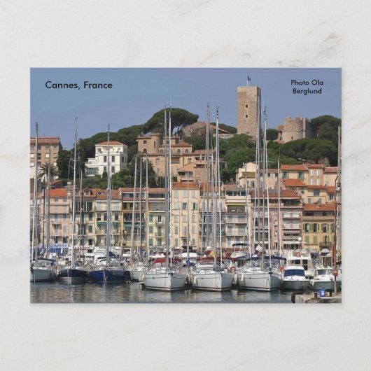 Cannes, Frankreich, Foto Ola Berglund Postkarte (Vorderseite)