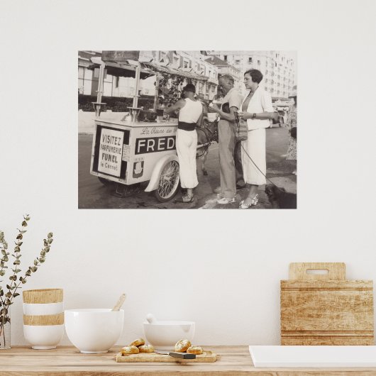 Cannes, Frankreich in den 1930ern Poster (Küche)