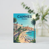 Cannes Frankreich Postkarte (Stehend Vorderseite)