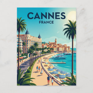Cannes Frankreich Postkarte