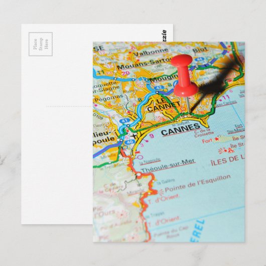 Cannes, Frankreich Postkarte (Vorne/Hinten)