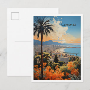 Cannes Frankreich Reise Ästhetik Postkarte